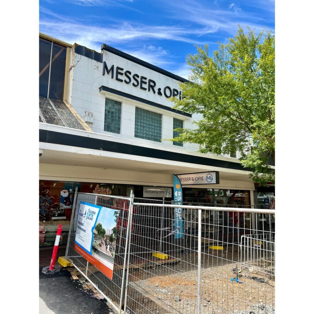 Photo of shop front today